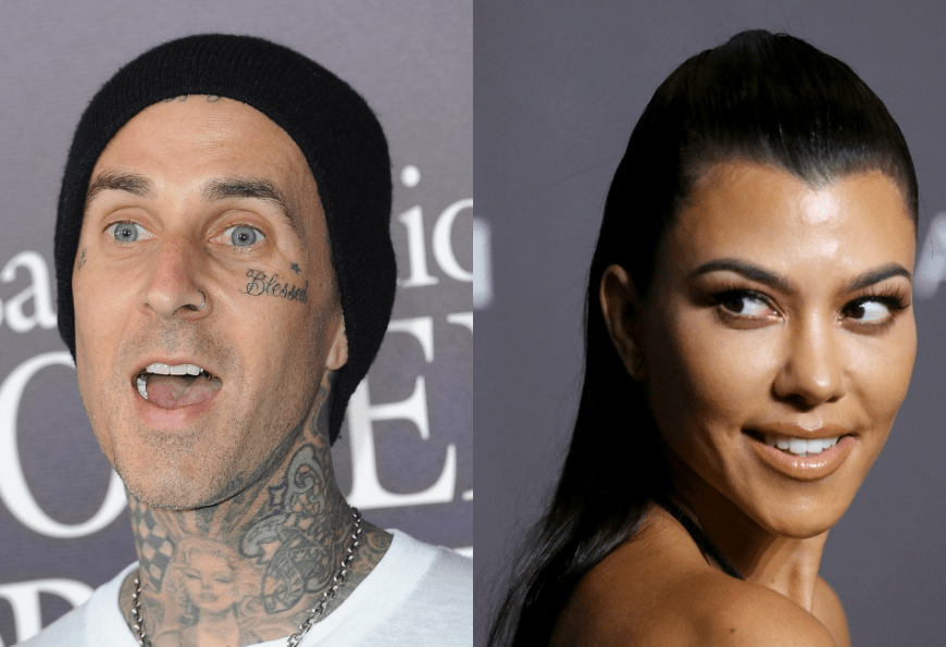 Aus Freundschaft wurde mehr: Kourtney Kardashian soll sich in Travis Barker verguckt haben.