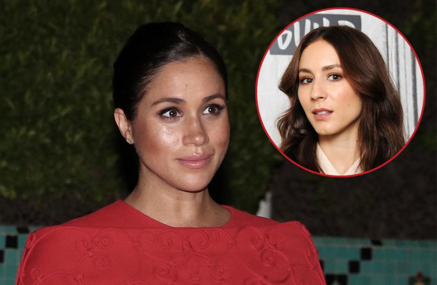 Herzogin Meghan und Troian Bellisario (r.) haben zusammen in der Serie