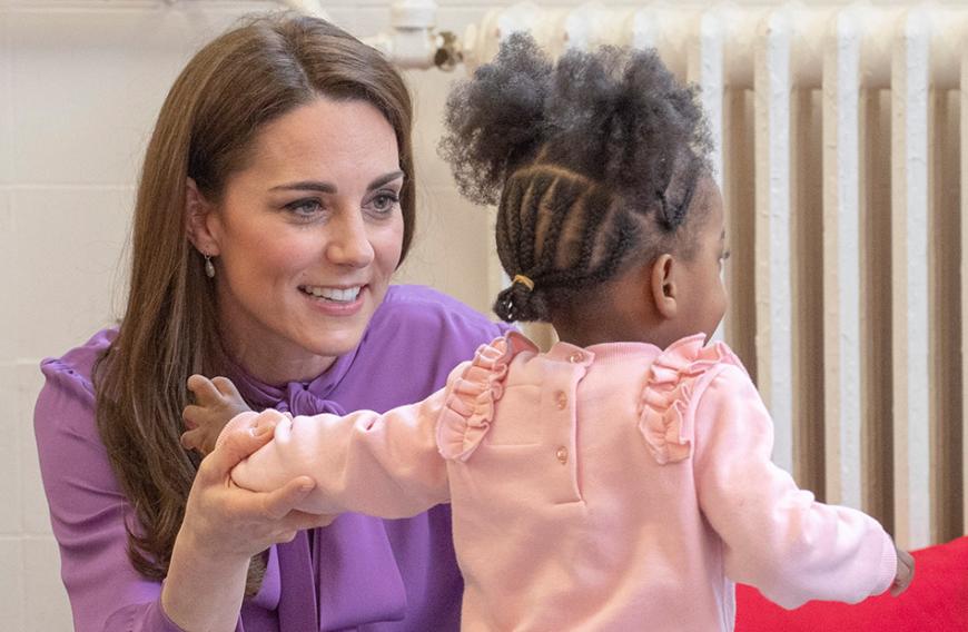 Kate schwärmte bei einem Termin des Familien-Online-Portals