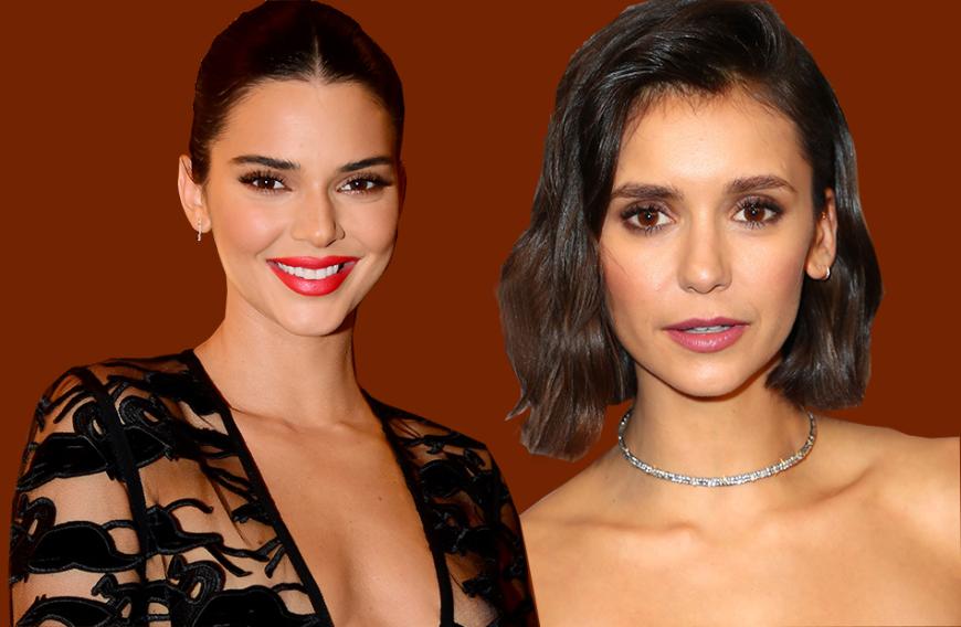 Sowohl Model Kendall Jenner (l.) als auch Schauspielerin Nina Dobrev wissen, wie das perfekte erste Date-Make-up aussieht. Kendall betont lieber ihre Lippen, Nina setzt auf einen sexy Augenaufschlag.
