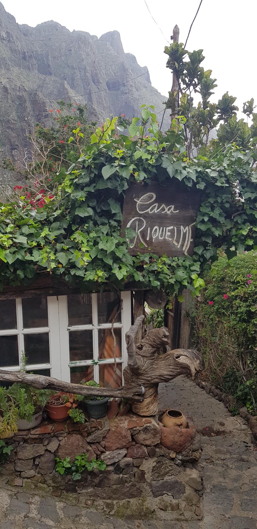 Ein kleines Paradies inmitten der Masca-Schlucht: die kleine Casa Riquelme.