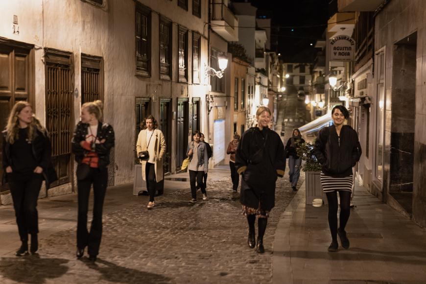 Icod de los Vinos bei Nacht