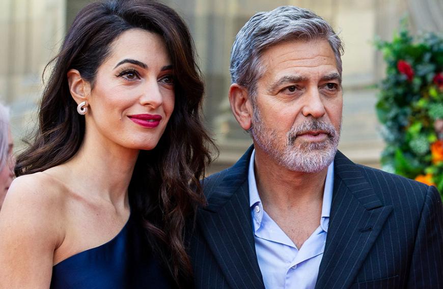 Auch George ist heute in festen Händen. Oder steht er noch heimlich auf Herzogin Meghan? Das dürfte seiner Amal gar nicht gefallen ...