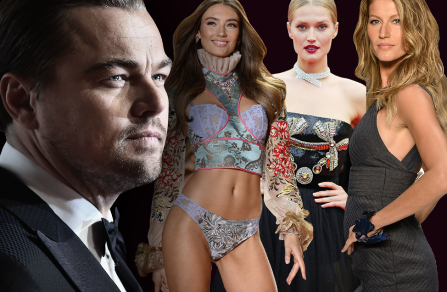 Leonardo DiCapro schnappte sich in der Vergangenheit ein Model nach dem anderen. Unter anderem (v.l.) Lorena Rae, Toni Garrn und Gisele Bündchen.