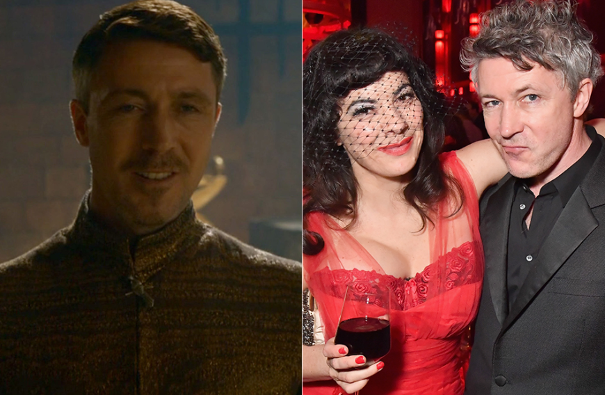 Einst war Lord Petyr Baelish alias “Kleinfinger” unsterblich in Catelyn Stark verliebt, später galt seine Liebe ihrer Tochter Sansa. Aktuell ist Aidan Gillen mit der irischen Musikerin Camille O'Sullivan liiert.