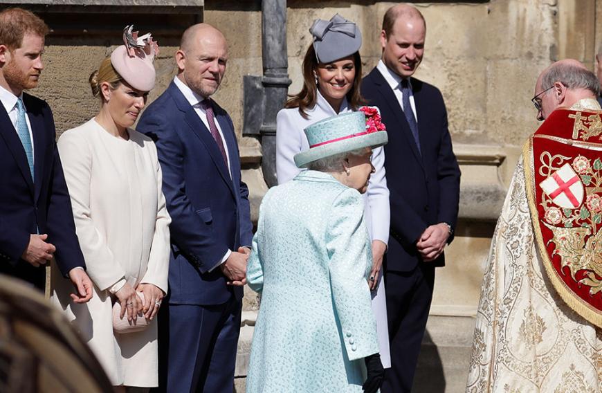 Beim Oster-Gottesdienst in Windsor fehlte Meghan bereits ...