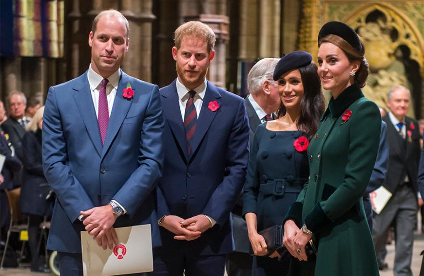 Auch ihre Ehefrauen Herzogin Kate und Herzogin Meghan sind laut Insidern nicht gut aufeinander zu sprechen.