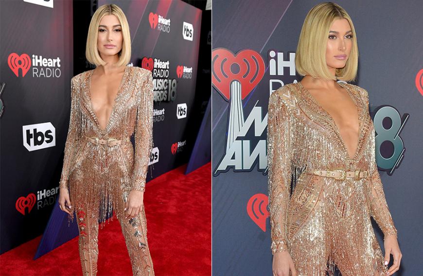 Auch Model Hailey Baldwin rockt mit dem geglätteten Bob den roten Teppich.