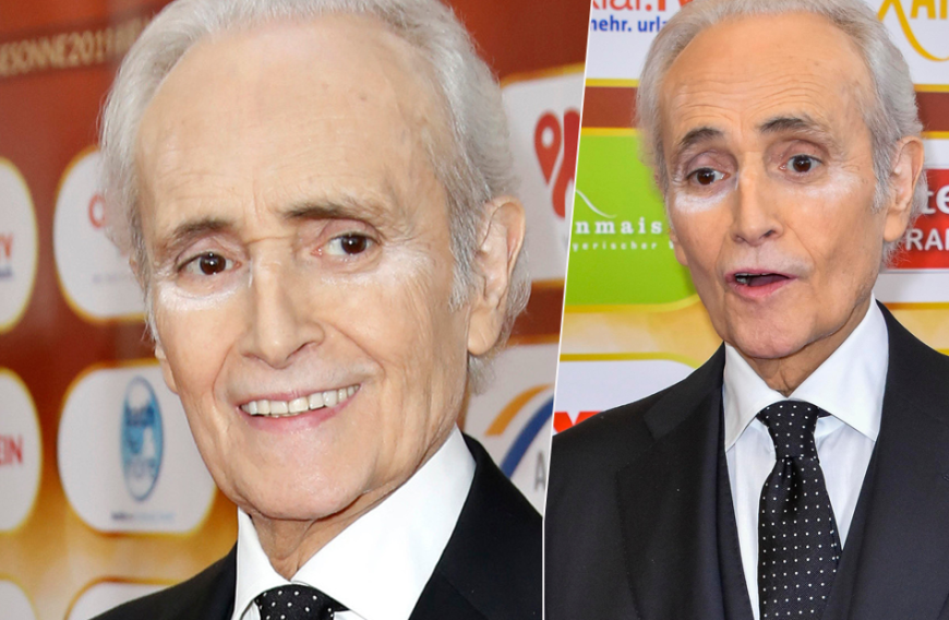 Da hat José Carreras ein kleines bisschen zu tief ins Puder-Döschen gelangt: Auf dem Roten Teppich bei der Gala zur Verleihung des Tourismus- und Medienpreises