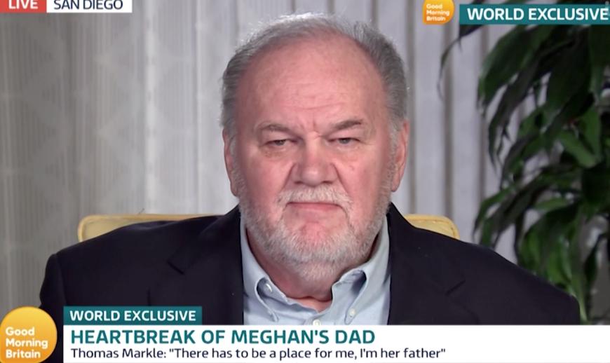 Durch Fernsehinterviews und Zusammenarbeit mit den Paparazzi hat Thomas Markle das Vertrauen seiner Tochter verspielt.