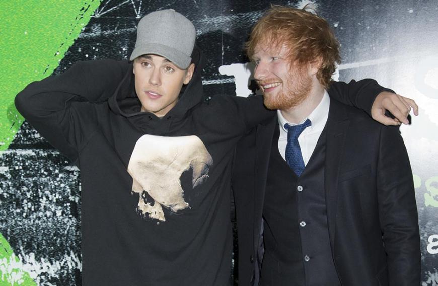 Justin Bieber und Ed Sheeran haben einen neuen Song auf den Markt gebracht ...