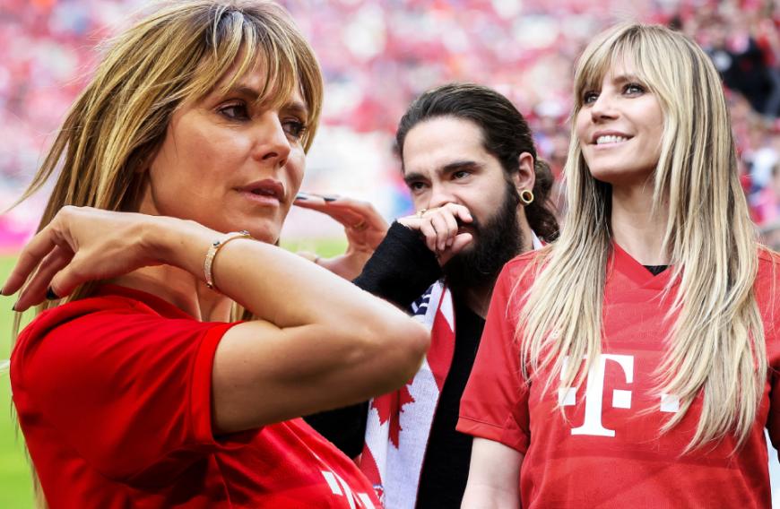 Heidi Klum und ihr Liebster Tom Kaulitz fieberten gespannt beim Kampf des FC Bayerns um den Meisterschaftstitel mit - doch dann folgte die große Enttäuschung ...