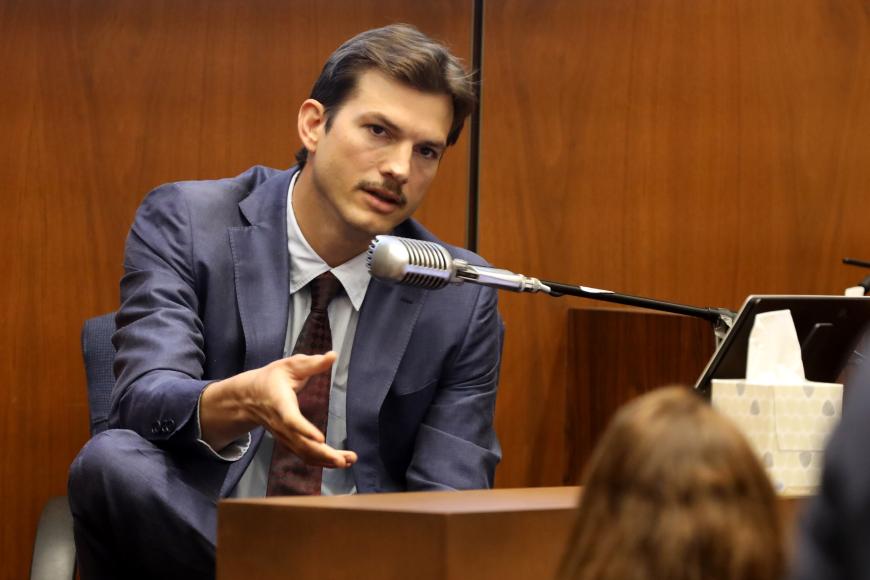 Tragisch: Erst am nächten Tag erfuhr Ashton Kutcher, dass Ellerin ermordet wurde. Er sei