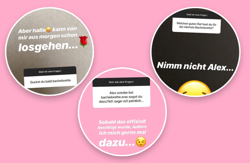 Bei Instagram beantwortete Nadine ihren Fans Fragen zur neuen Staffel der Kuppelshow.