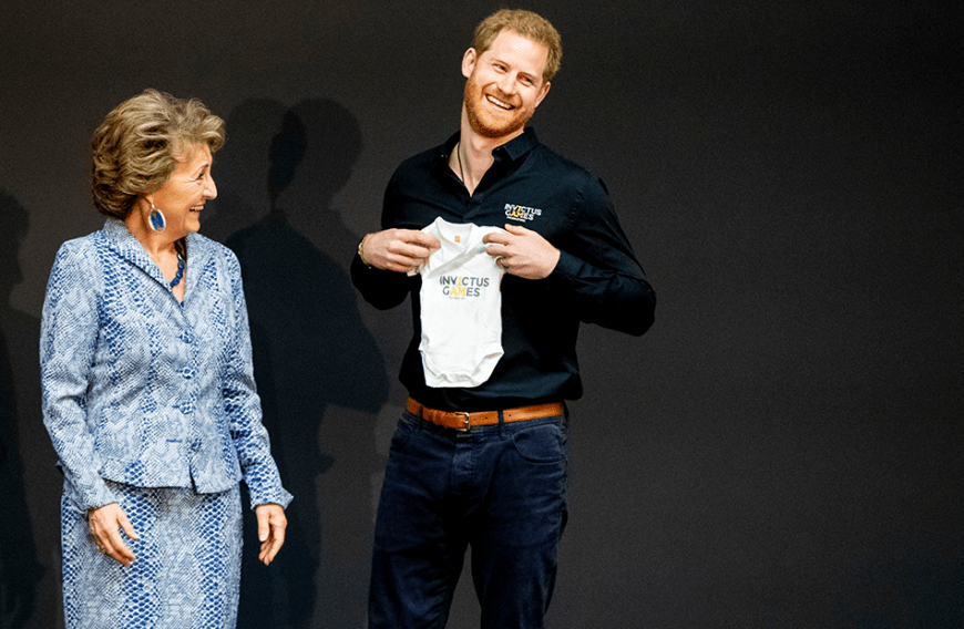 9. Mai: Nur drei Tage nach der Geburt reiste Harry in die Niederlande für die Invictus Games.