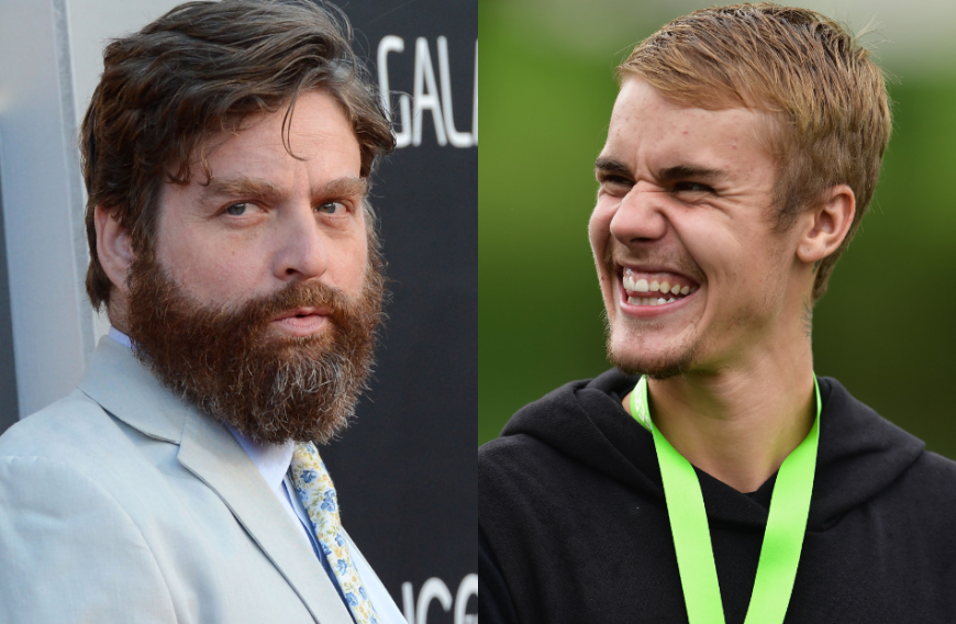 Zach Galifianakis und Justin Bieber kennen sich aus seiner Talkshow.