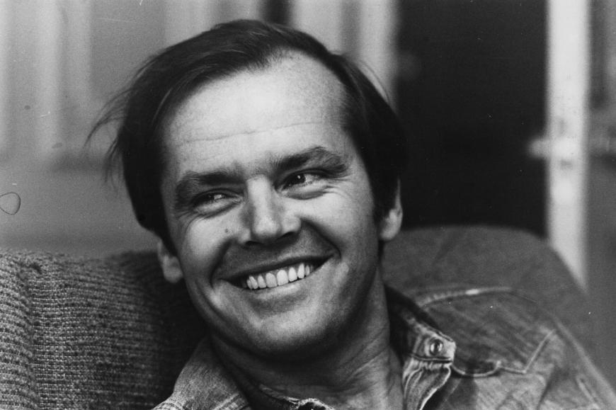 Signature-Look: Mit dem breiten Grinsen wurde Jack Nicholson (hier 1974) berühmt.