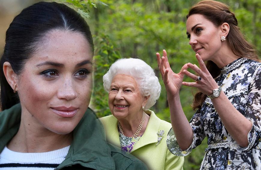 Herzogin Kate und die Queen machen gemeinsame Sache - Herzogin Meghan kann nur tatenlos zusehen ...