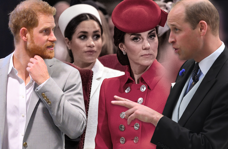 Seit über einem Jahr schon liegen Harry und William im Clinch miteinander.