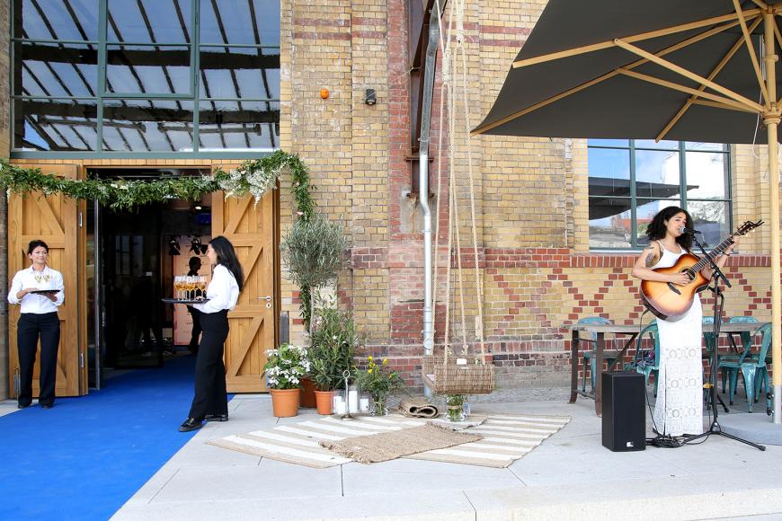 Auch der Eingangsbereich der La Soupe Populaire Canteen wurde mit wunderschöner Deko von Rivièra Maison verschmückt.