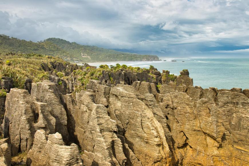 Pancake Rocks - wie Pfannkuchen