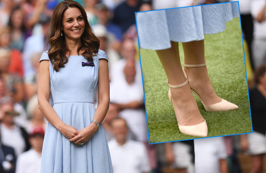 Herzogin Kate ist und bleibt eine Stil-Ikone. Beim Wimbledon-Finale präsentierte die modebewusste Royal einen sommerlichen Schuh, den wir uns auch leisten können. 