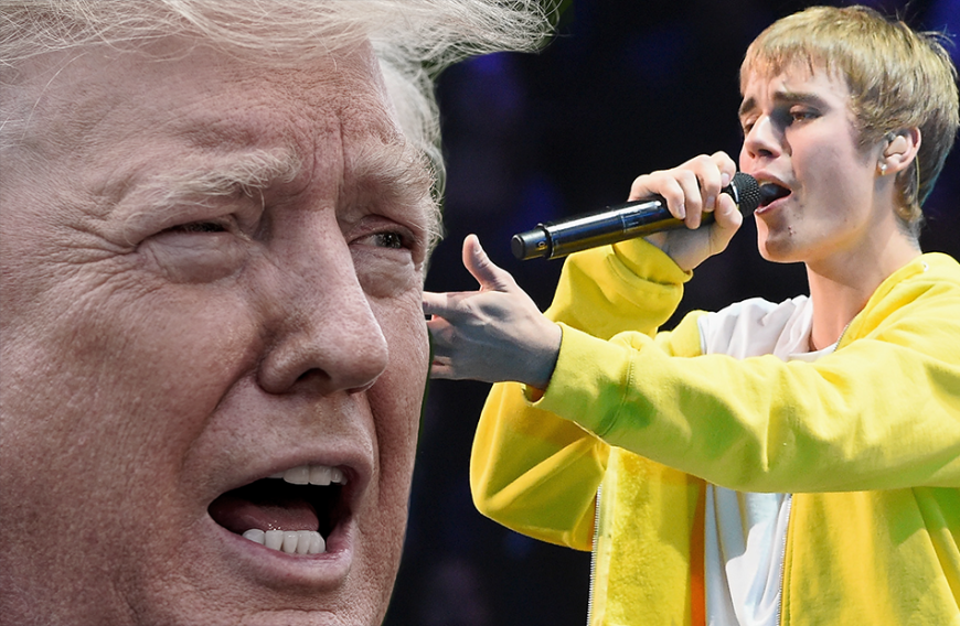 Die Fronten zwischen Justin Bieber und Donald Trump sind verhärtet.