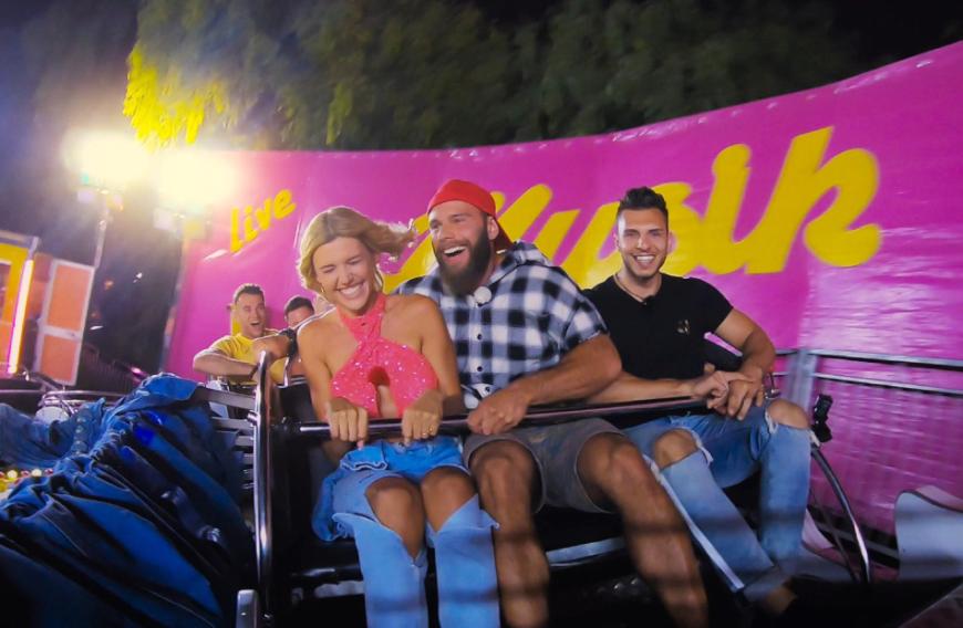 Das Gruppendate auf der Kirmes forderte Bachelorette Gerda alles ab.