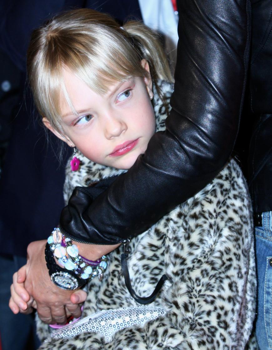 Cheyenne Ochsenknecht mit 9 Jahren. Schon damals waren ihre Lippen nicht unbedingt klein.