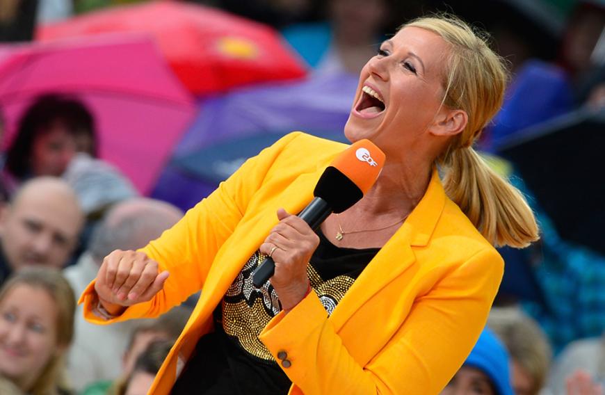 ... der ZDF-Moderatorin Andrea Kiewel zur Weißglut trieb.