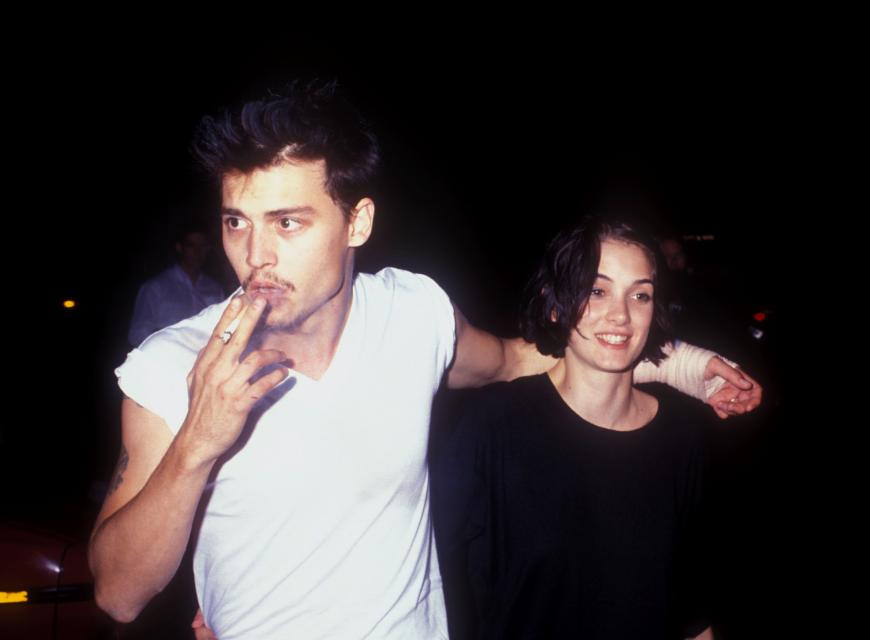 Depp und Ryder waren sogar verlobt, trennten sich jedoch 1993.