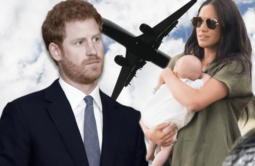 Meghan hat alles stehen und liegen gelassen, um in die USA zu fliegen. Harry ist mit dem kleinen Archie (4 Monate) allein.