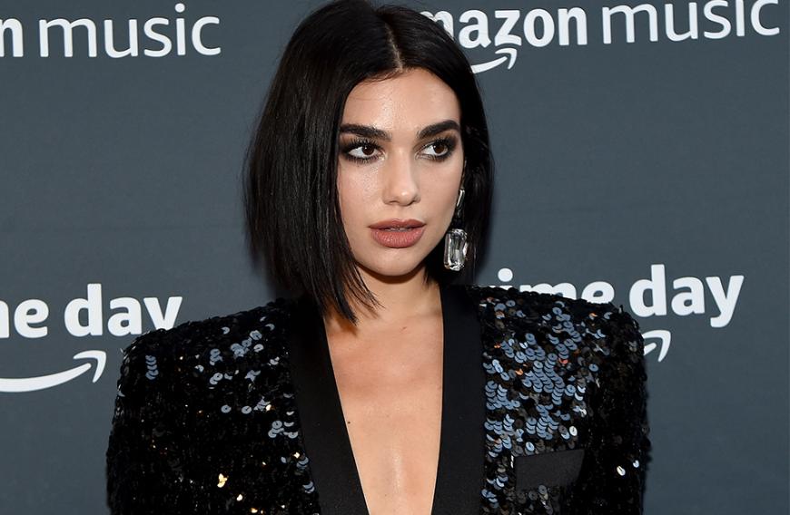 Während Dua Lipa den Sleek Look mag ...