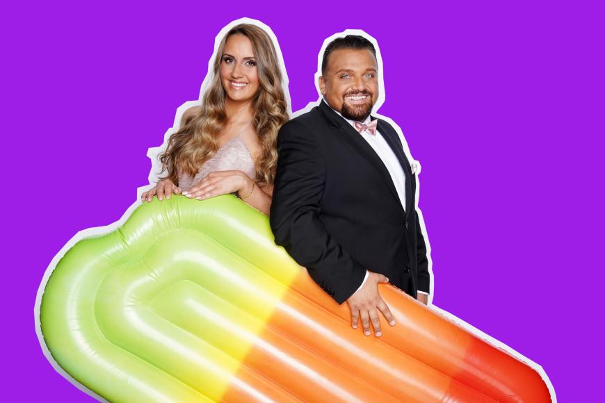 Menowin Fröhlich und seine Senay sind nun endlich verheiratet. Das Paar hatte sich im "Sommerhaus der Stars" verlobt.