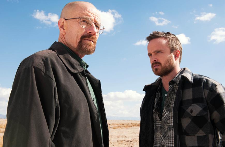 Bryan Cranston (l.) und Aaron Paul verkörperten vor sechs Jahren das letzte Mal ihre