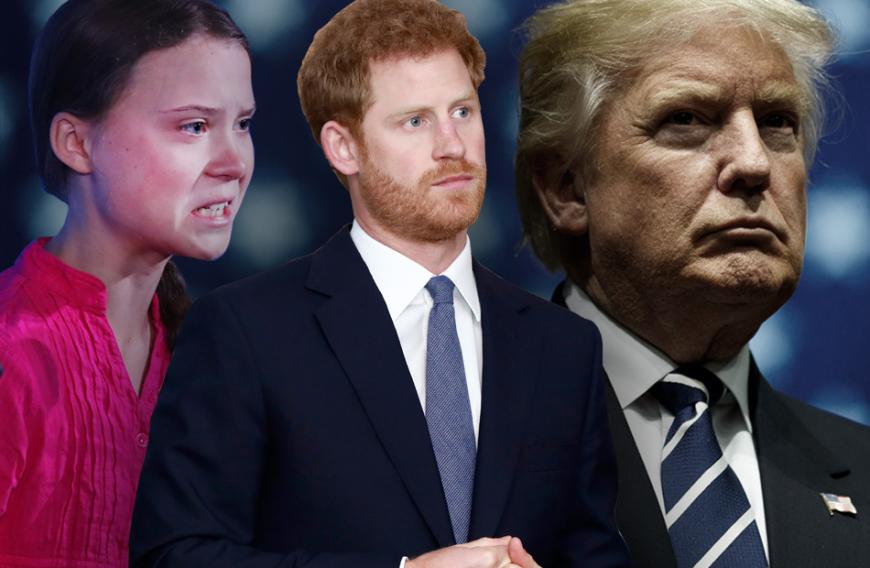 Donald Trump verspottete Greta Thunberg im Netz. Jetzt greift Prinz Harry den Präsidenten an!