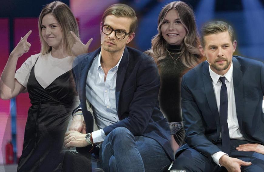 Joko und Klaas traten am Dienstag in ihrer ProSieben-Show gegen Kelly MissesVlog (l.) und Dagi Bee an. Das Match sorgte für Ärger im Netz!