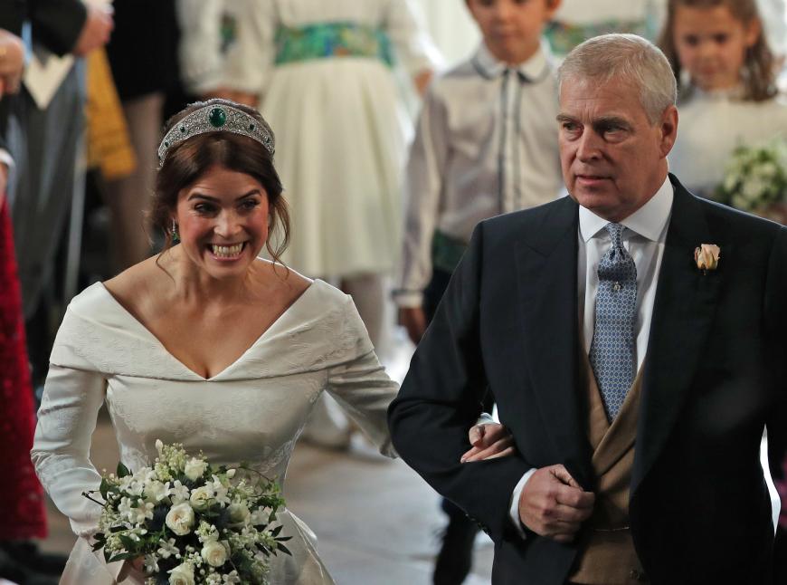 Im vergangenen Jahr hatte Andrew Beatrices Schwester Eugenie zum Altar geführt.