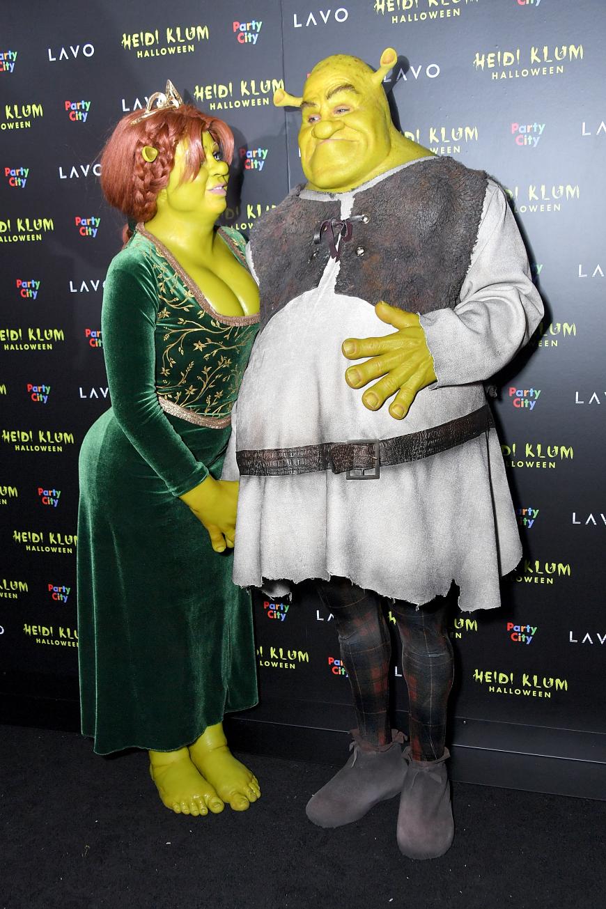 2018 verwandelten sich Heidi und Ehemann Tom Kaulitz in die Oger Shrek und Fiona.