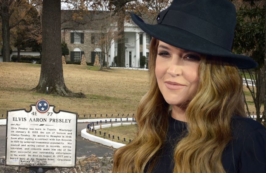 Das Graceland-Anwesen in Memphis: Zieht Lisa Marie Presley hierhin zurück, um ihrem verstorbenen Vater Elvis emotional näher zu sein?