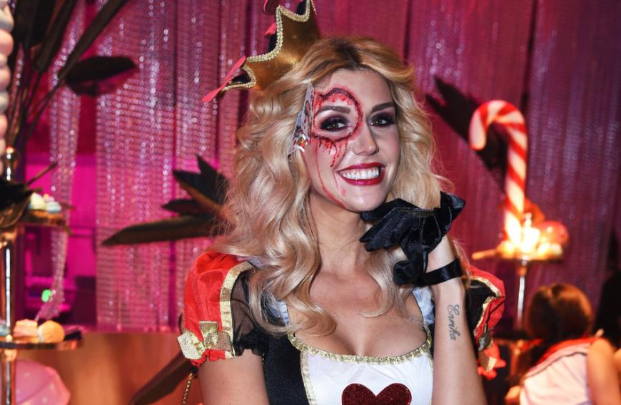Auf der NYX-Halloween-Party spricht die Blondine über ihr neues Single-Leben.