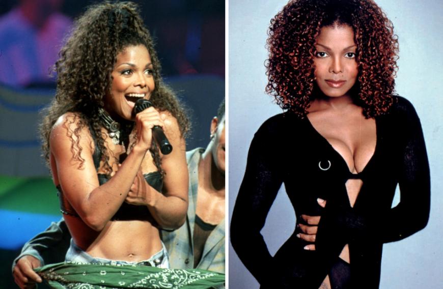 In ihren 20ern präsentierte sich das durchtrainierte Tanztalent Janet nur zu gern in figurbetonten und friezügigen Outfits ...
