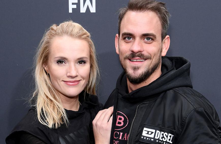 ... für die ehemalige Bachelorette und ihren Liebsten Marc Barthel ist es das erste Kind.