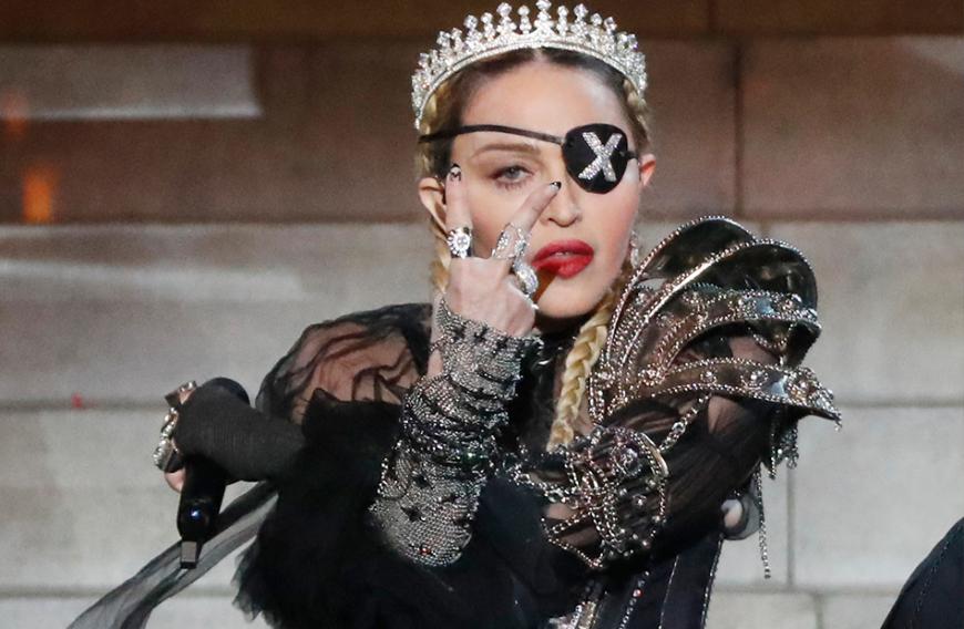 In einem Club wurde Madonna sogar von der Blondine geschlagen ...