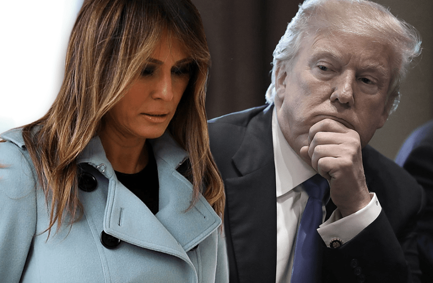 Angeblich fliegen zwischen Melania und Donald Trump immer wieder die Fetzen.