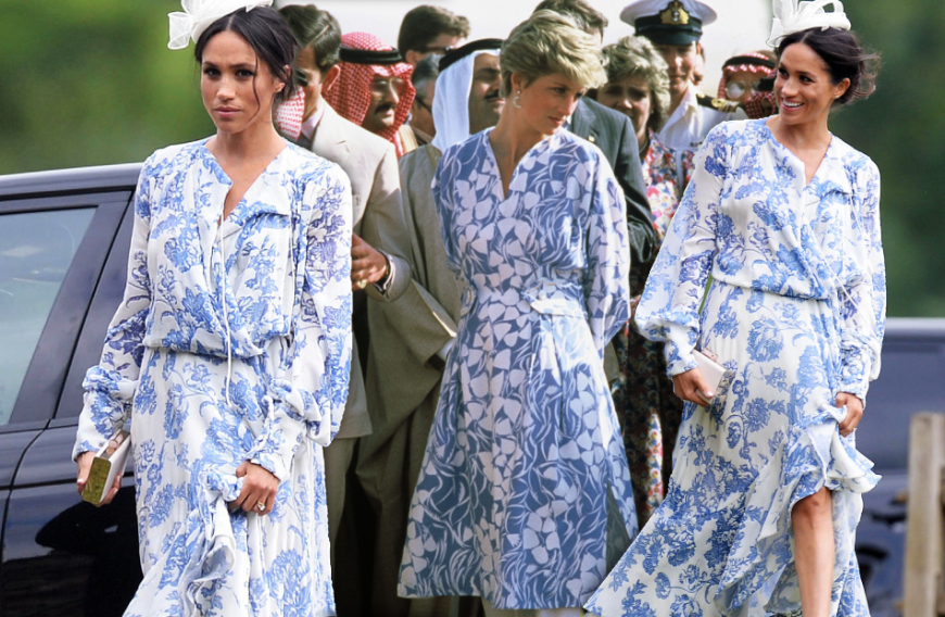 Die Outfits der Frau von Prinz Harry sehen den ikonischen Looks von Prinzessin Diana verdächtig ähnlich.