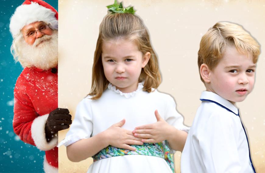 Ho, ho, ho! Es weihnachtet sehr: Auch bei den Mini-Royals Charlotte und George. Die beiden haben auch schon ihren Wunschzettel geschrieben.
