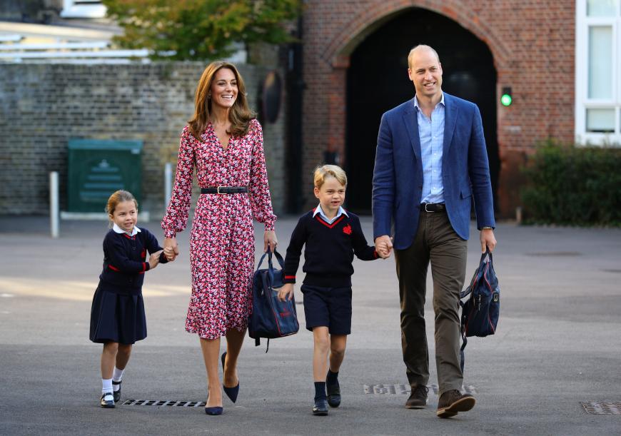 Prinzessin Charlotte (l.) ist in diesem Jahr eingeschult worden.