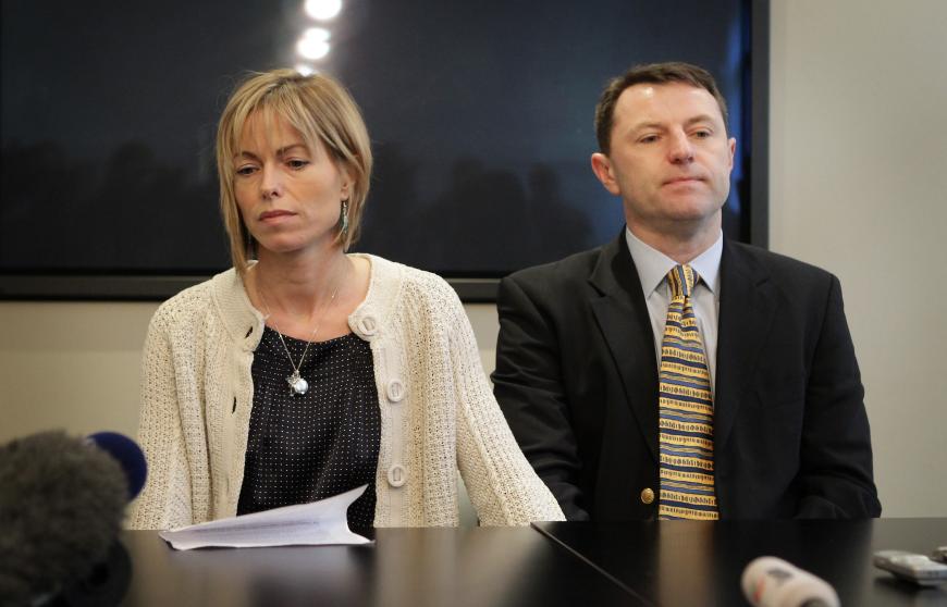 Ihre Eltern Kate und Gerry McCann sind überzeugt davon, dass ihre Tochter noch lebt.