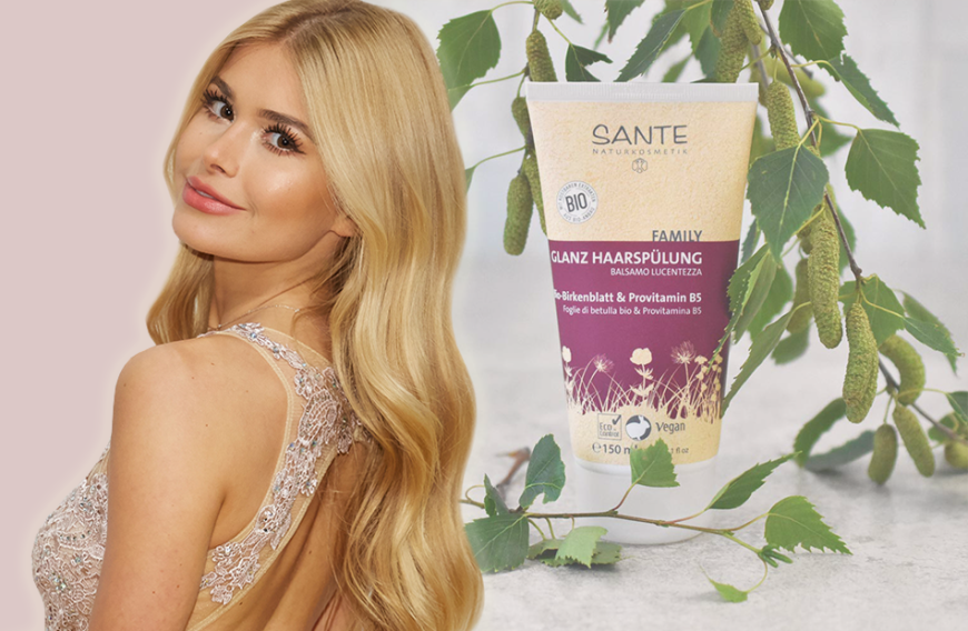 Schon seit vielen Jahren benutzt Pamela Reif den gleichen Conditioner, um ihre Haare lang und gepflegt zu bekommen.